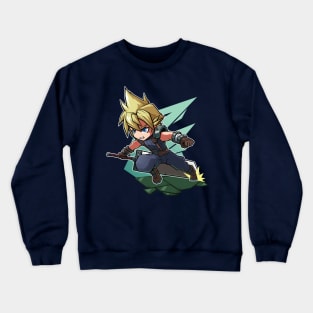 Cloud Strife Chibi Crewneck Sweatshirt